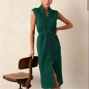 New Red Dress Boutique Green Midi Dress Medium